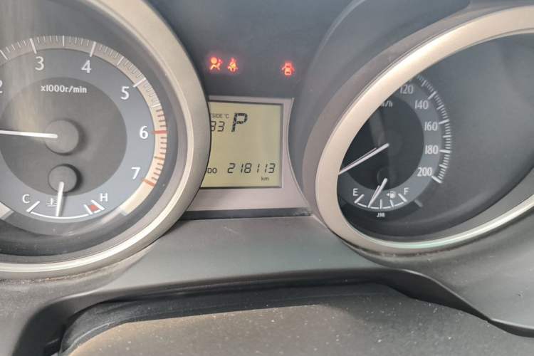 Used Toyota Prado 2013 2.7L Automatic Parallel Import Odometer Close Up