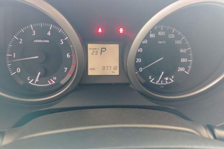 Used Toyota Prado  Odometer Close Up