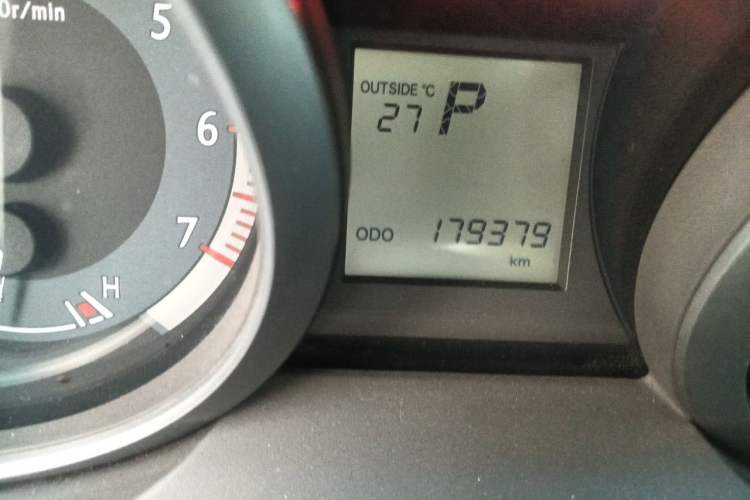 Used Toyota Prado  Odometer Close Up