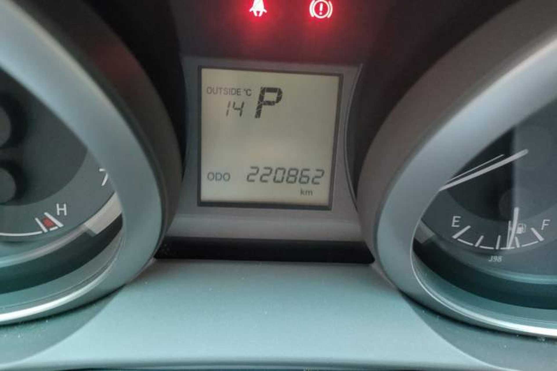 Used Toyota Prado  Odometer Close Up