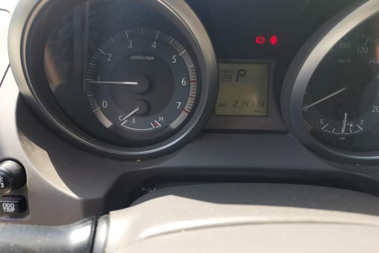 Used Toyota Prado  Odometer Close Up