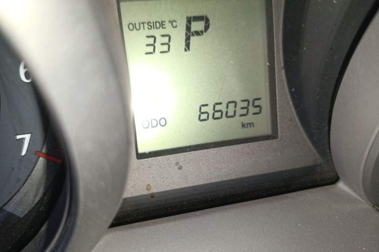 Used Toyota Prado  Odometer Close Up