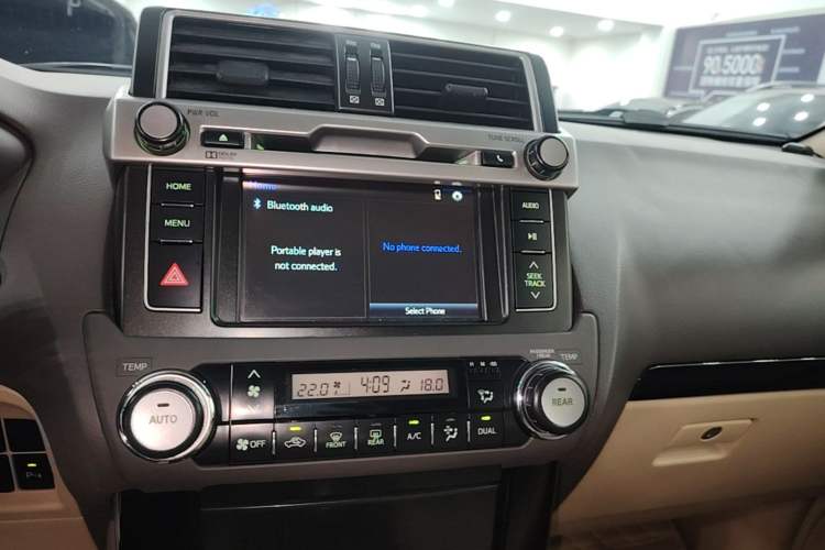 Used Toyota Prado 2014 2.7L Middle East Version Parallel Import Audio And AC Panel