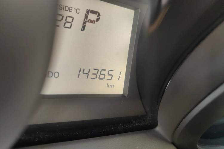 Used Toyota Prado  Odometer Close Up