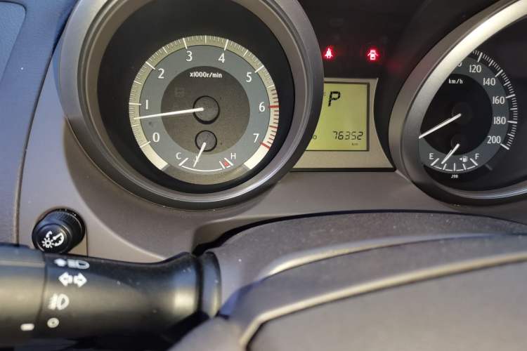 Used Toyota Prado  Odometer Close Up