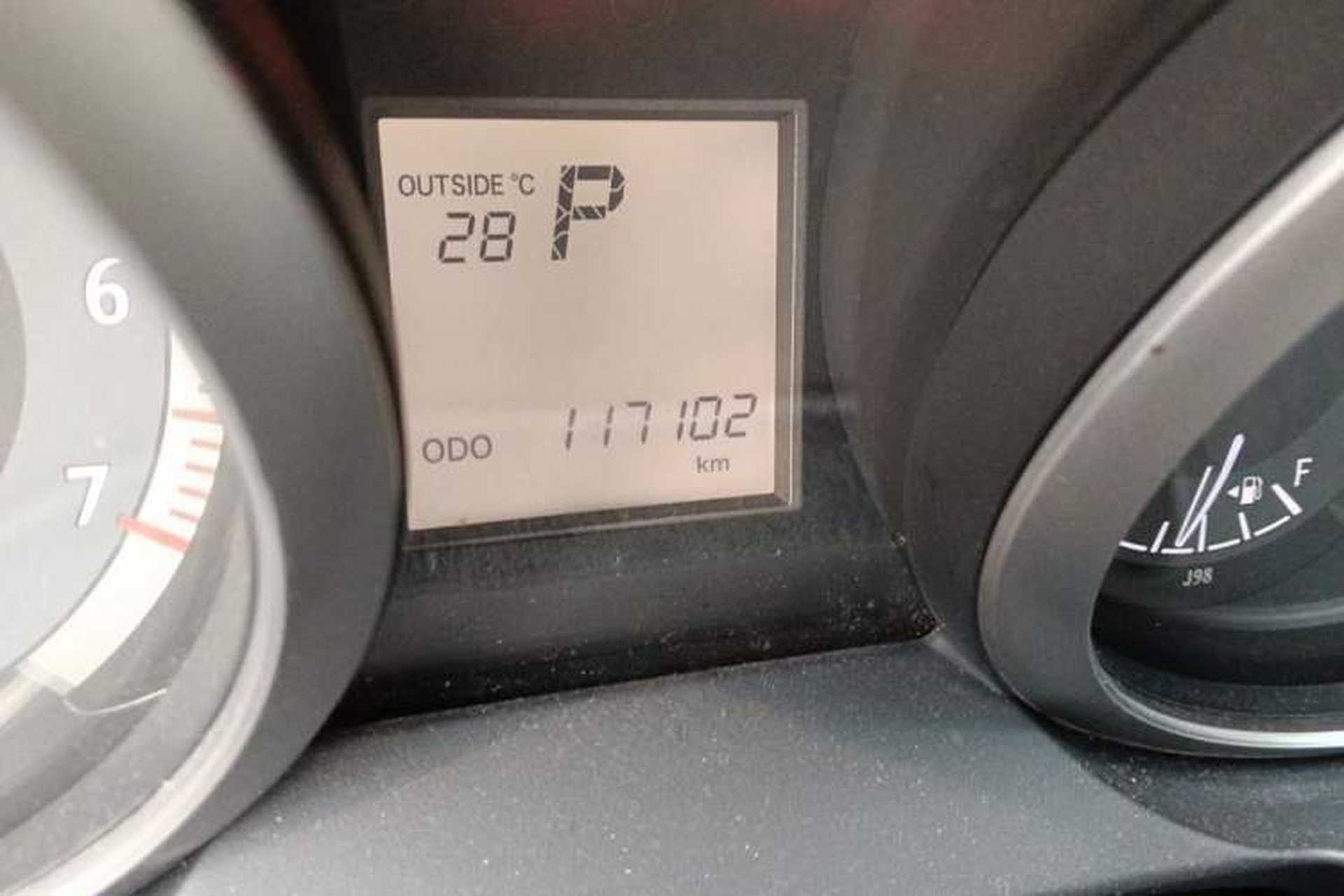 Used Toyota Prado  Odometer Close Up