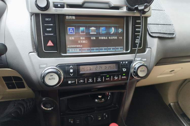 Used Toyota Prado 2014 4.0L Automatic TX-L NAVI Audio And AC Panel