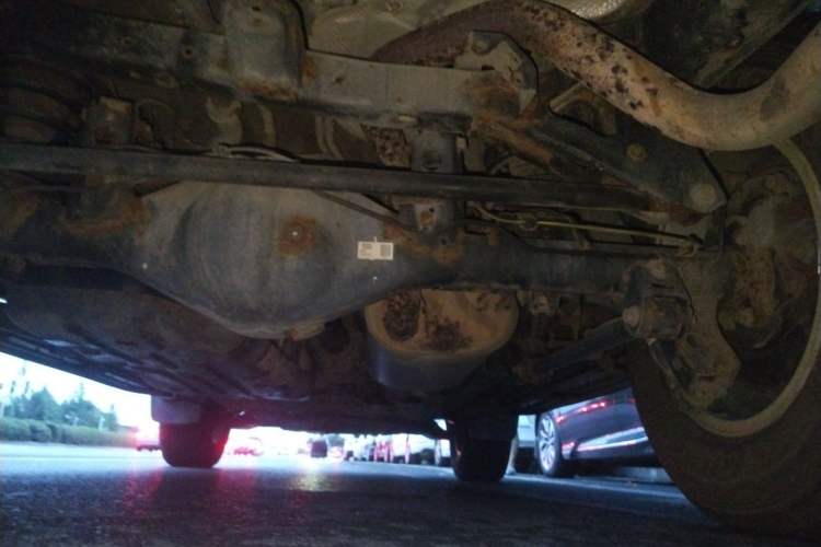 Used Toyota Prado 2014 2700 TX 7-Seater Middle East Version Chassis Rear