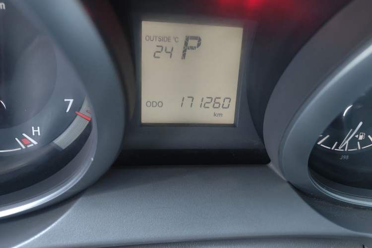 Used Toyota Prado  Odometer Close Up