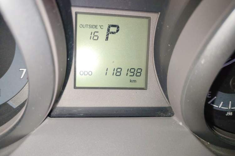 Used Toyota Prado  Odometer Close Up
