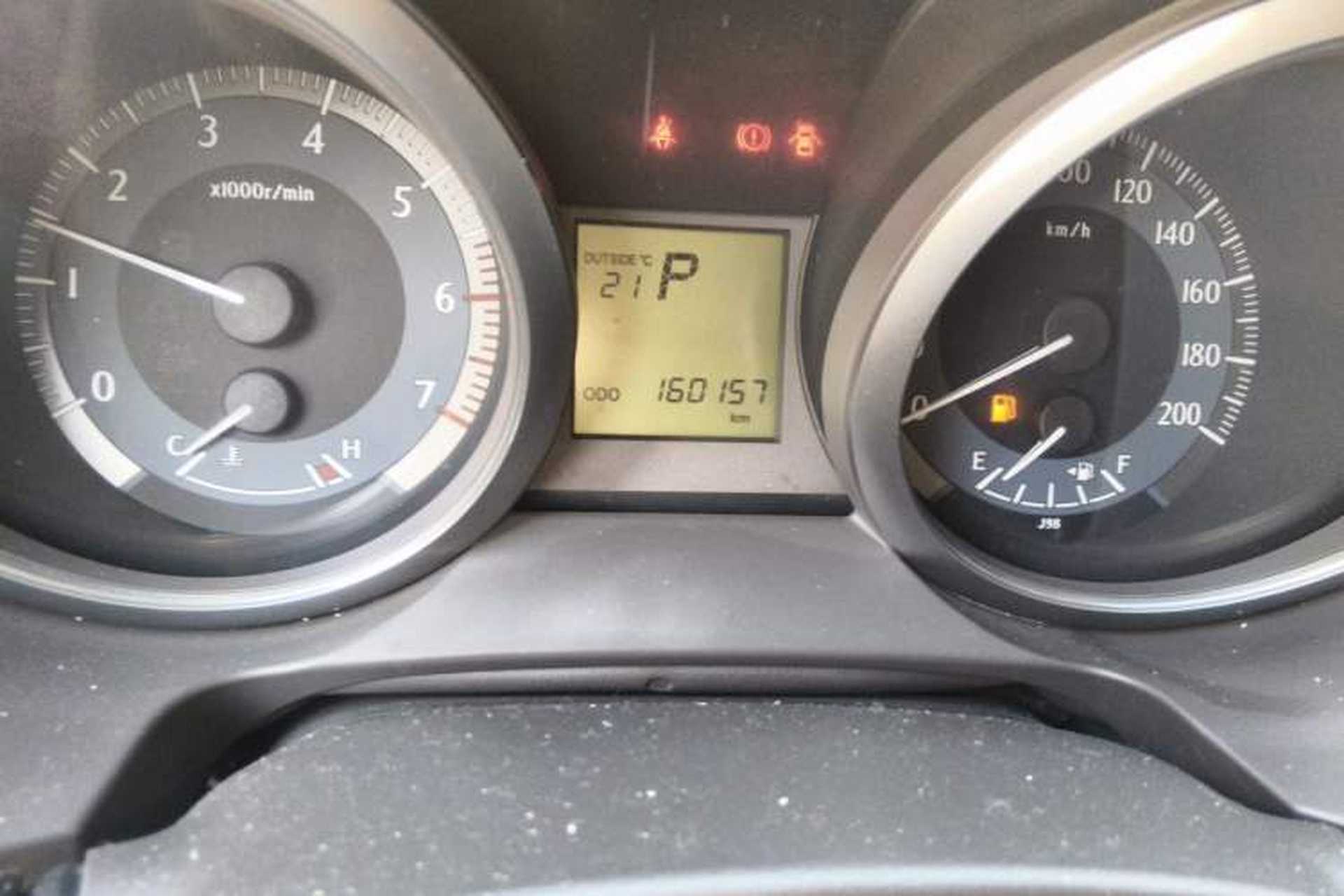 Used Toyota Prado  Odometer Close Up