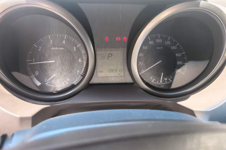 Used Toyota Prado  Odometer Close Up