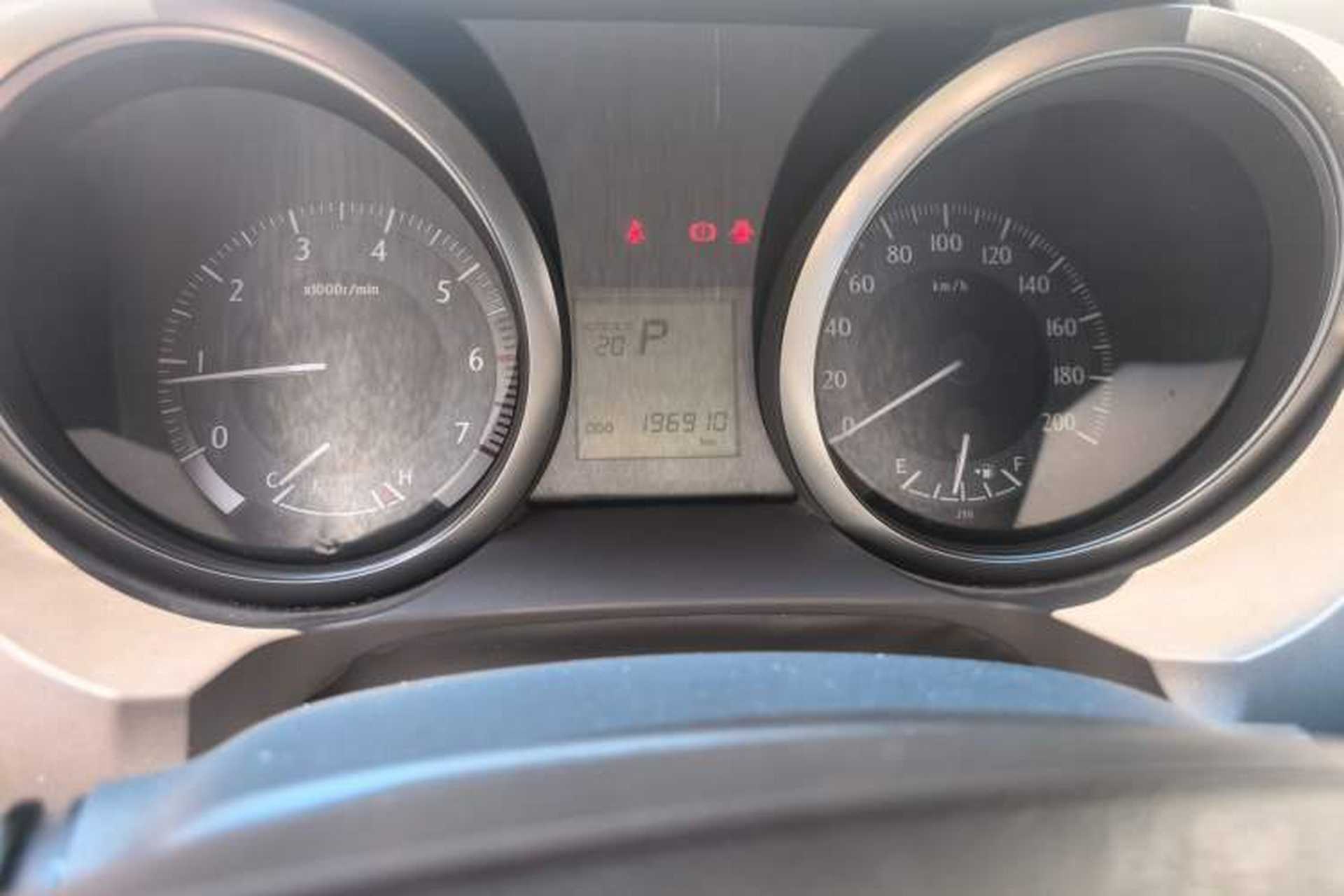 Used Toyota Prado  Odometer Close Up