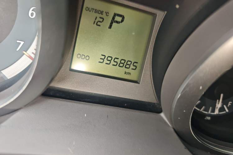 Used Toyota Prado  Odometer Close Up