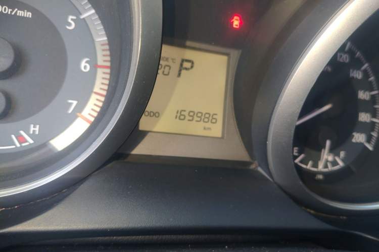 Used Toyota Prado  Odometer Close Up