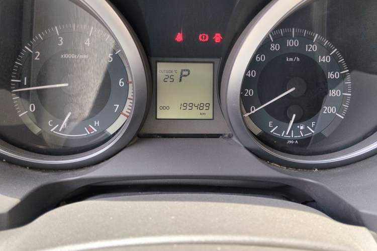 Used Toyota Prado 2014 4.0L Middle East Version Odometer Close Up