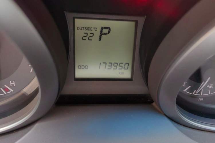 Used Toyota Prado 2014 2.7L Automatic Standard Edition Odometer Close Up