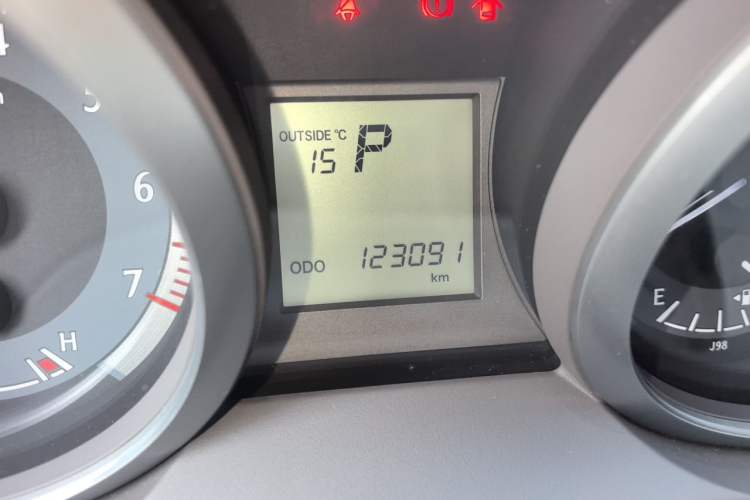 Used Toyota Prado  Odometer Close Up