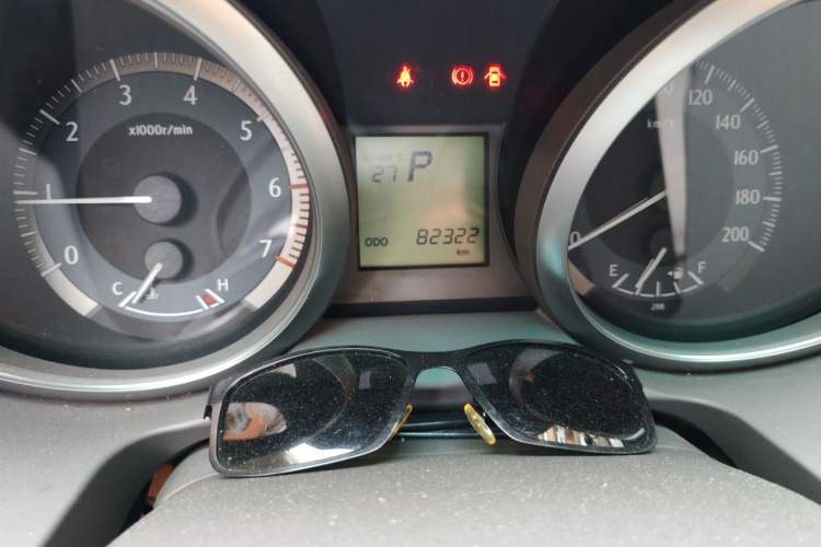 Used Toyota Prado  Odometer Close Up