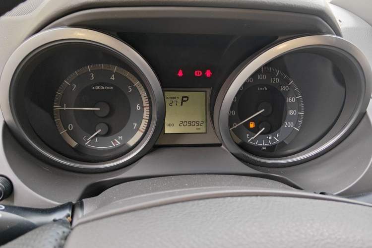 Used Toyota Prado  Odometer Close Up