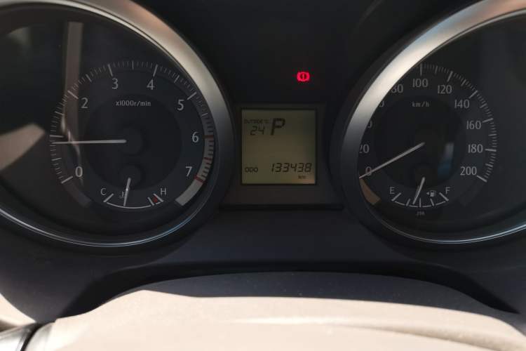 Used Toyota Prado 2014 2.7L Middle East Version Parallel Import Odometer Close Up