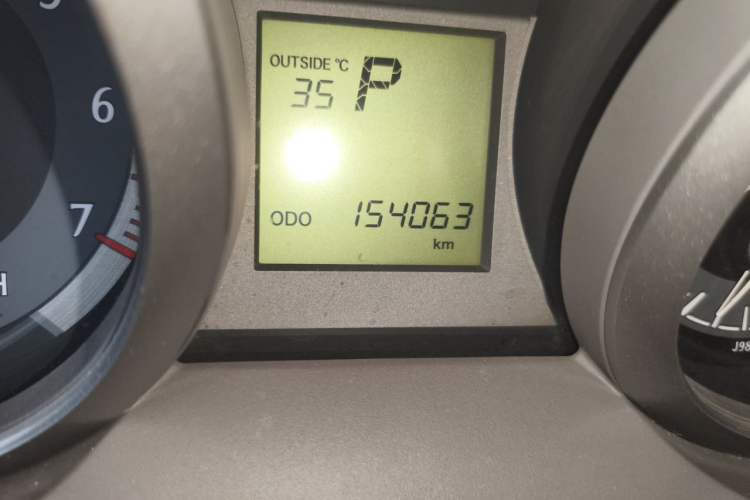 Used Toyota Prado  Odometer Close Up