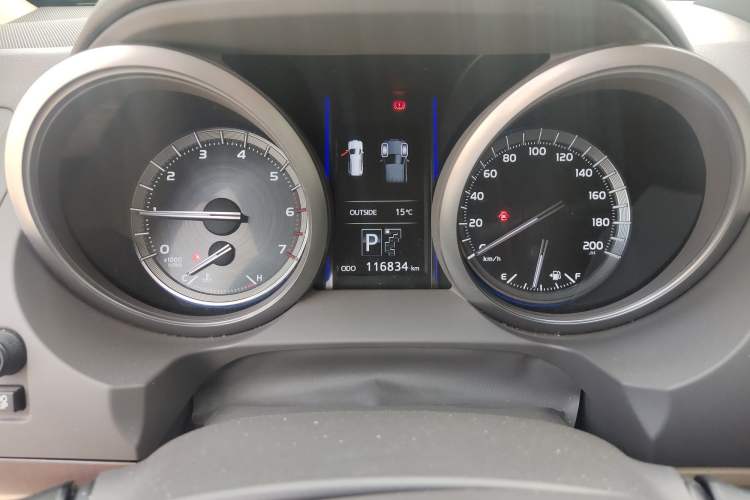 Used Toyota Prado  Odometer Close Up