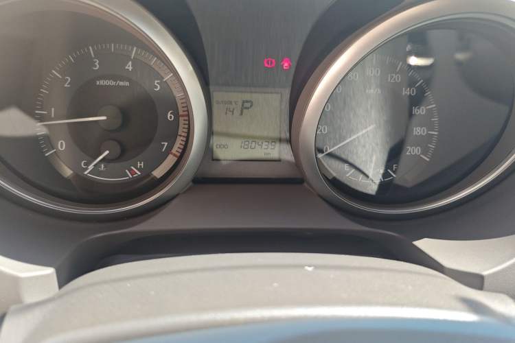 Used Toyota Prado  Odometer Close Up