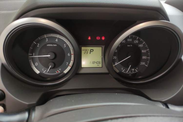 Used Toyota Prado  Odometer Close Up