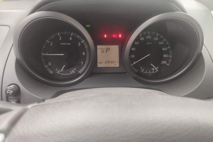 Used Toyota Prado  Odometer Close Up
