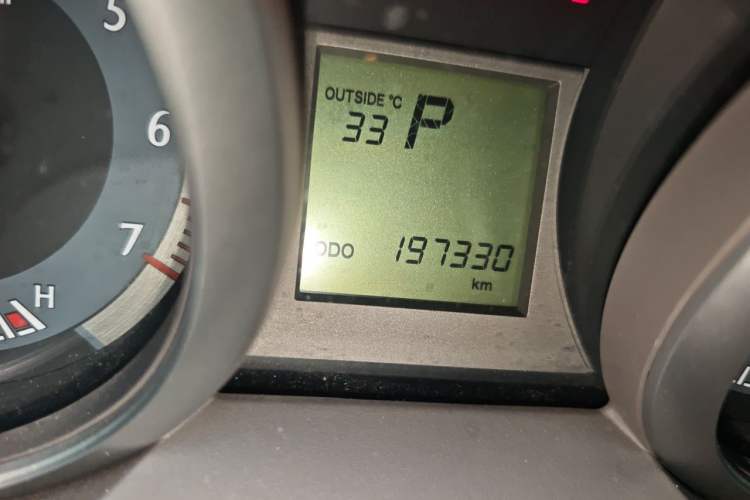 Used Toyota Prado  Odometer Close Up