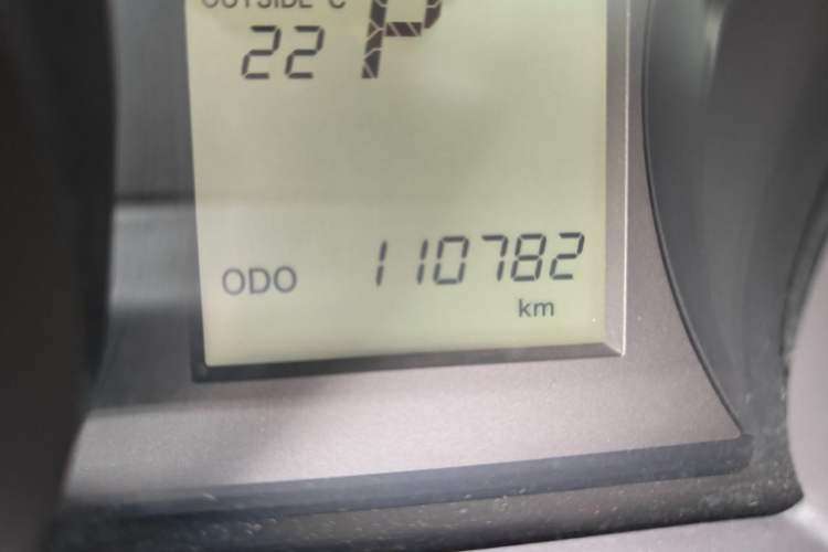 Used Toyota Prado  Odometer Close Up
