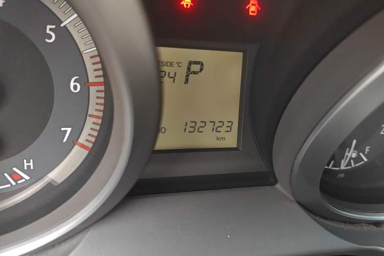 Used Toyota Prado  Odometer Close Up