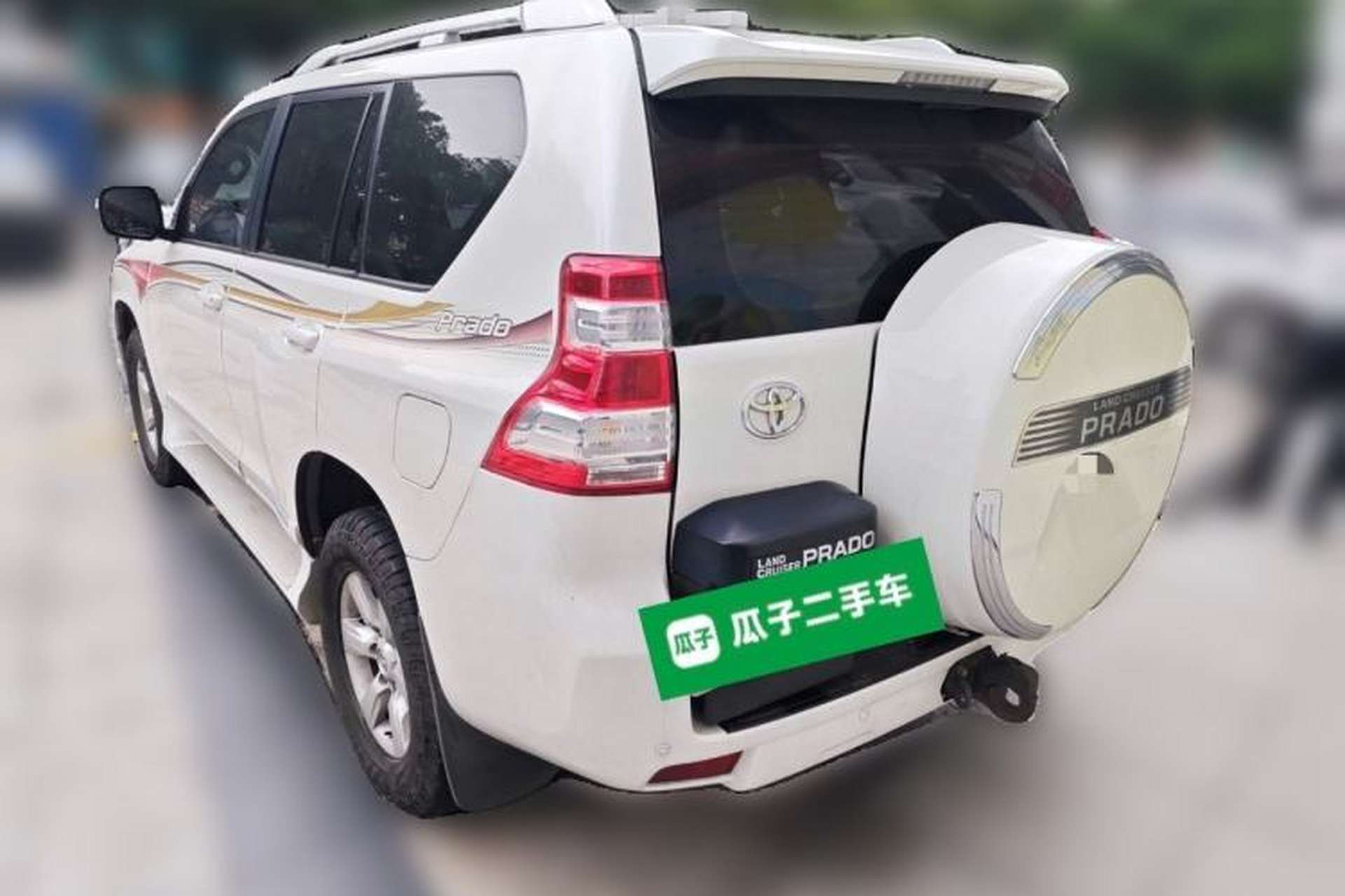 Used Toyota Prado  Rear Left 45 Deg