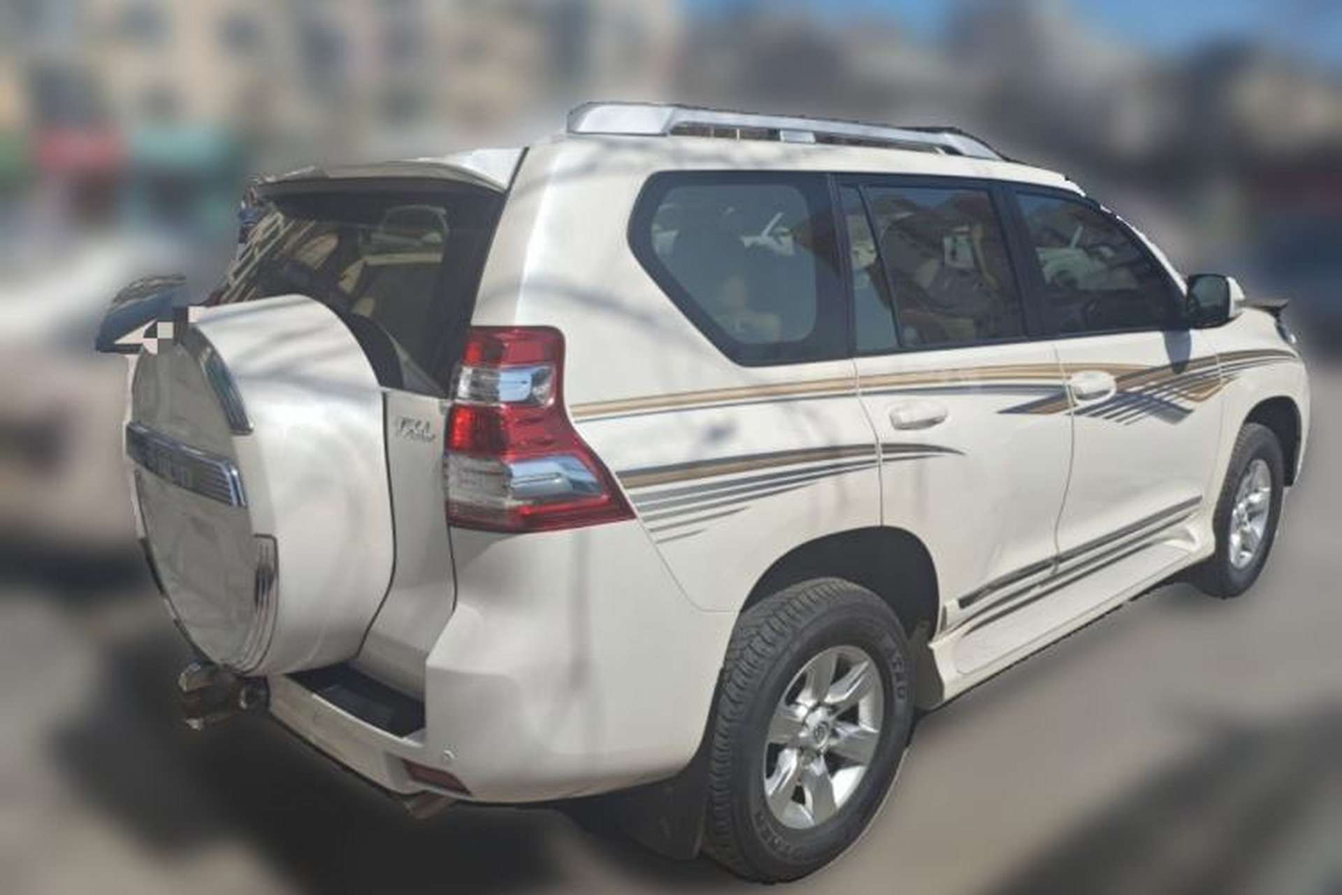 Used Toyota Prado  Rear Right 45 Deg