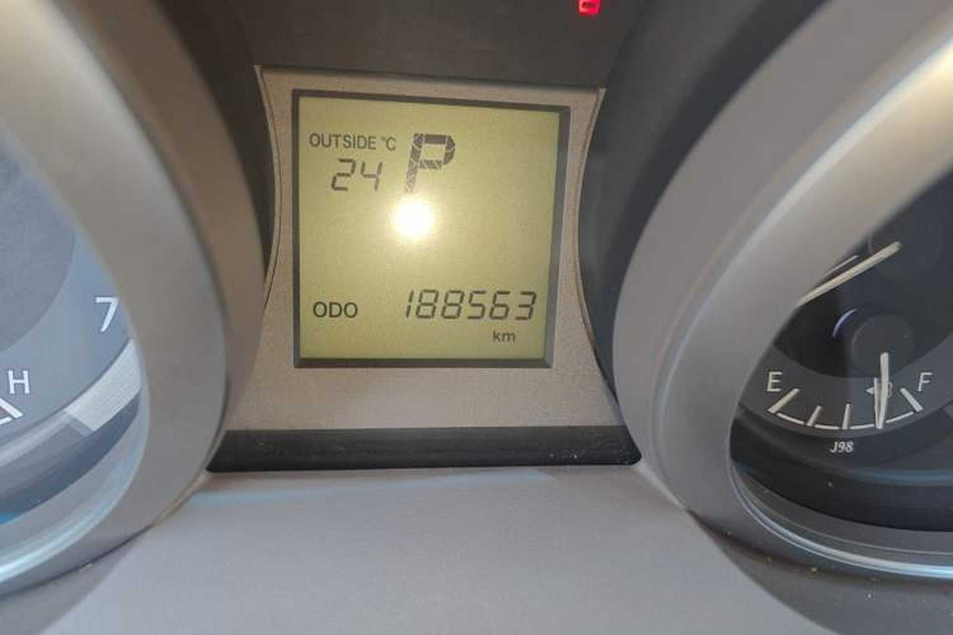 Used Toyota Prado  Odometer Close Up
