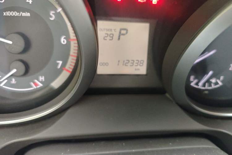 Used Toyota Prado  Odometer Close Up