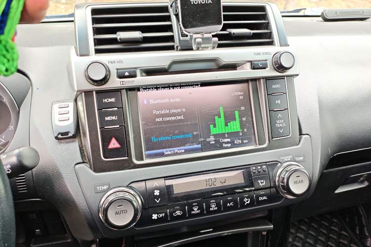 Used Toyota Prado 2015 2.7L TXL Middle East Version Audio And AC Panel