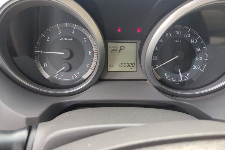 Used Toyota Prado  Odometer Close Up