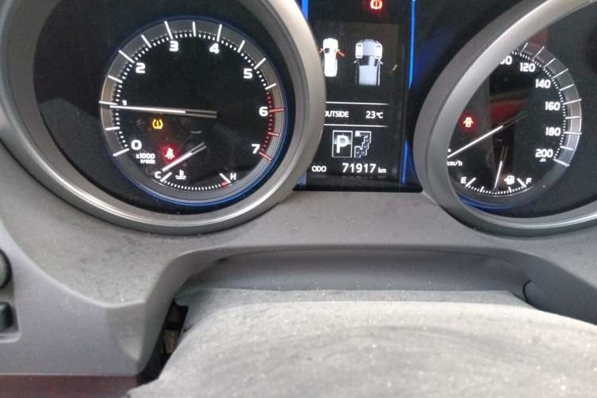 Used Toyota Prado 2015 2.7L TXL Middle East Version Odometer Close Up