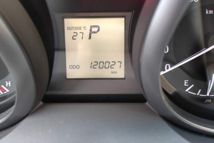 Used Toyota Prado  Odometer Close Up