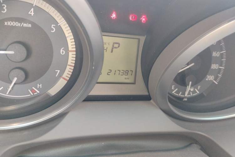 Used Toyota Prado  Odometer Close Up