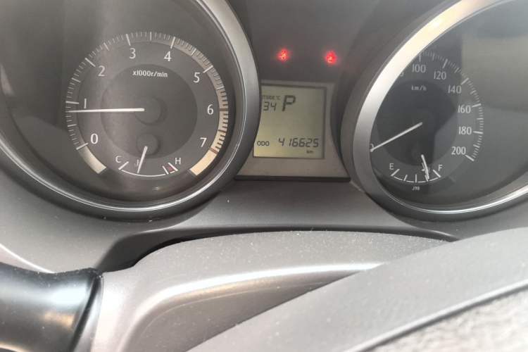 Used Toyota Prado  Odometer Close Up