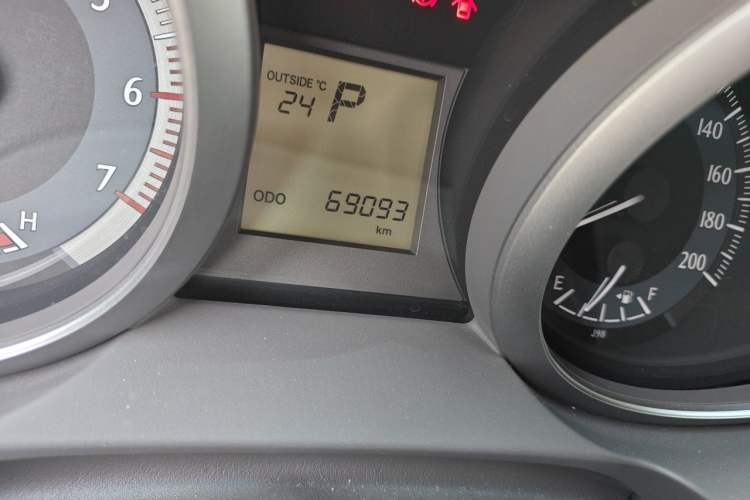 Used Toyota Prado 2015 2.7L Automatic Standard Edition Odometer Close Up