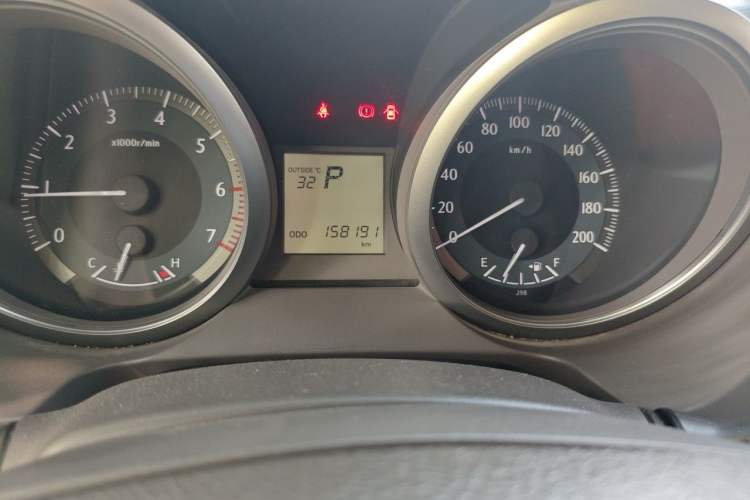 Used Toyota Prado  Odometer Close Up