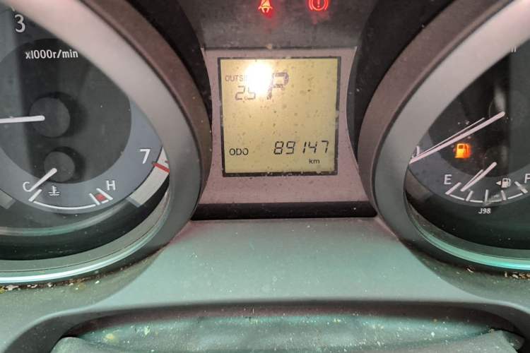 Used Toyota Prado  Odometer Close Up