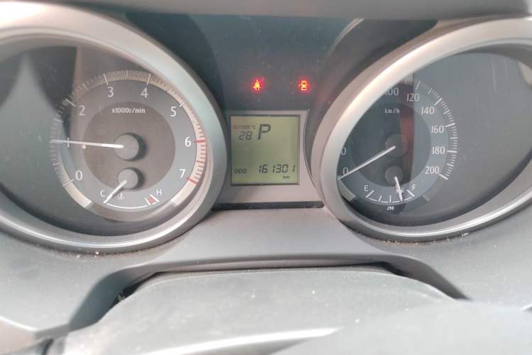 Used Toyota Prado  Odometer Close Up