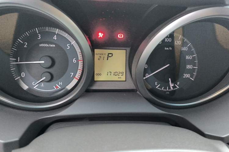 Used Toyota Prado 2015 2.7L TXL Middle East Version Odometer Close Up