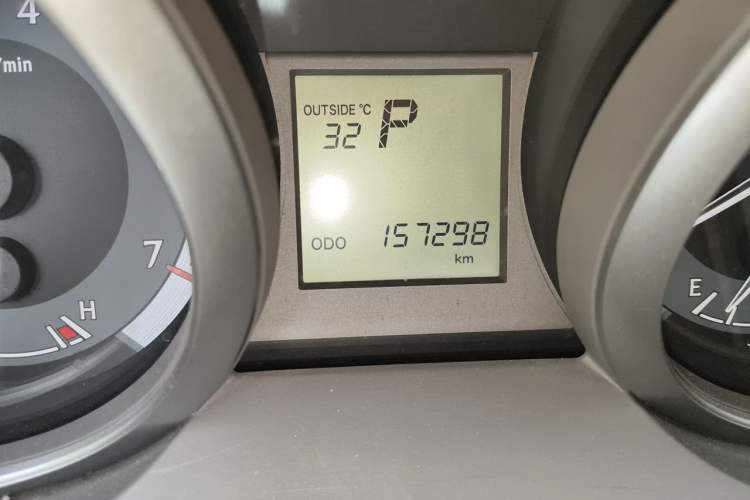 Used Toyota Prado  Odometer Close Up