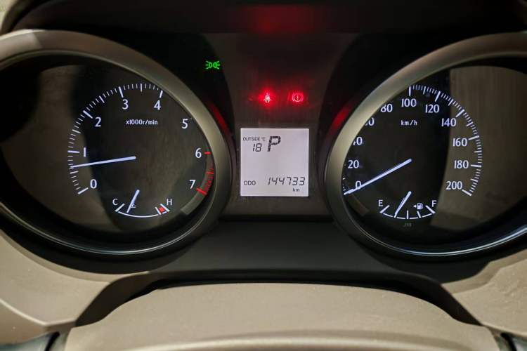 Used Toyota Prado 2015 2.7L TXL Middle East Version Odometer Close Up